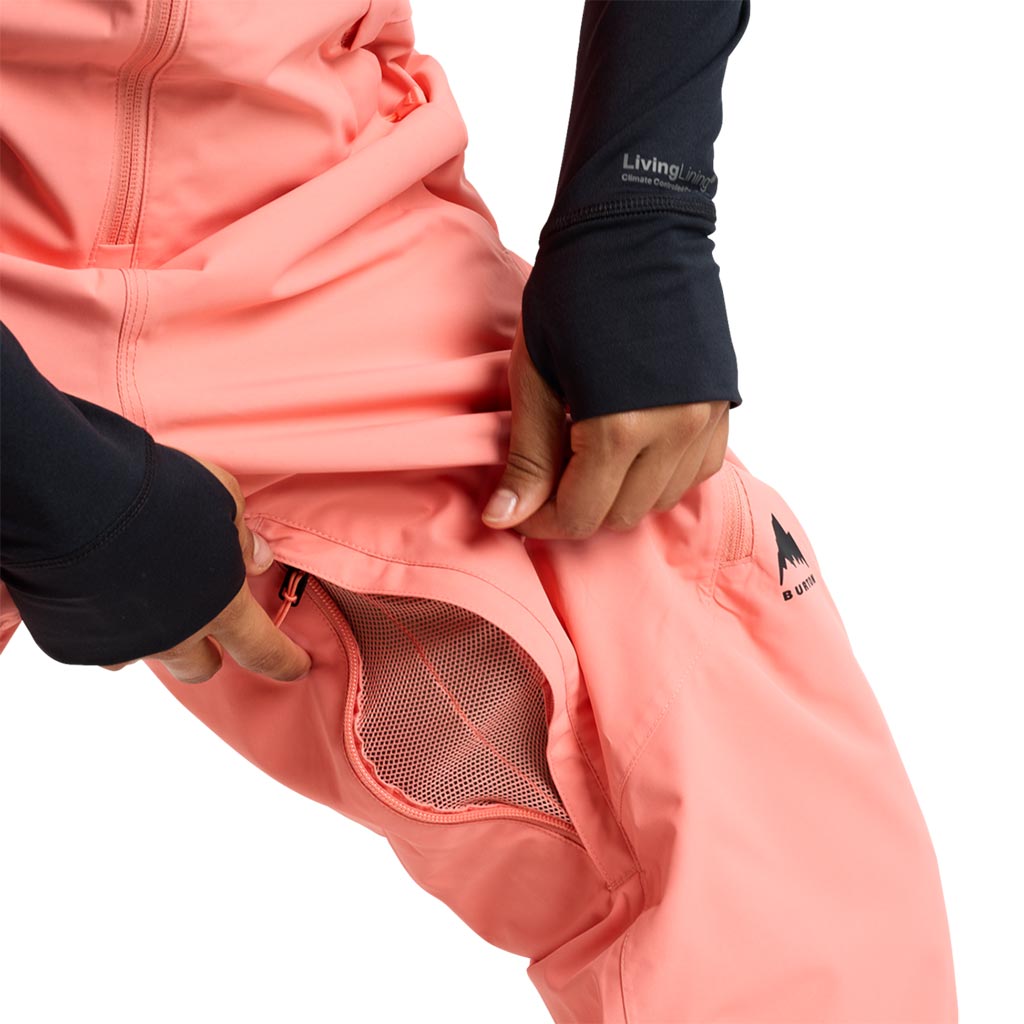 Burton 2026 Womens Reserve Bib Pant - Sunrise Coral