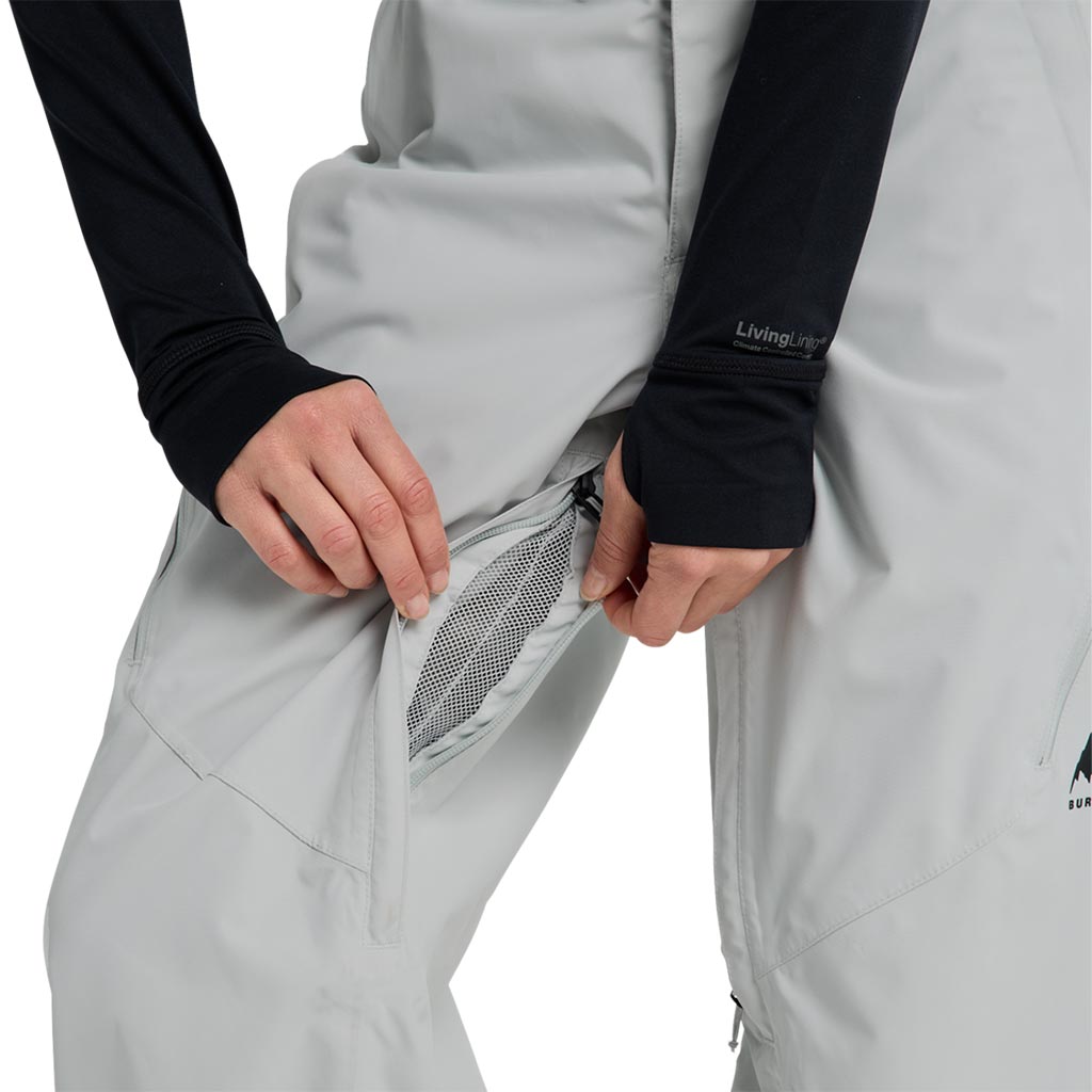 Burton 2026 Womens Relaxed Reserve Pant - Grey Cloud