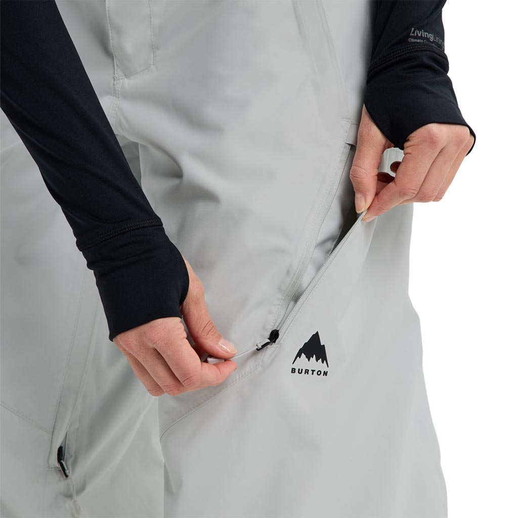 Burton 2026 Womens Relaxed Reserve Pant - Grey Cloud
