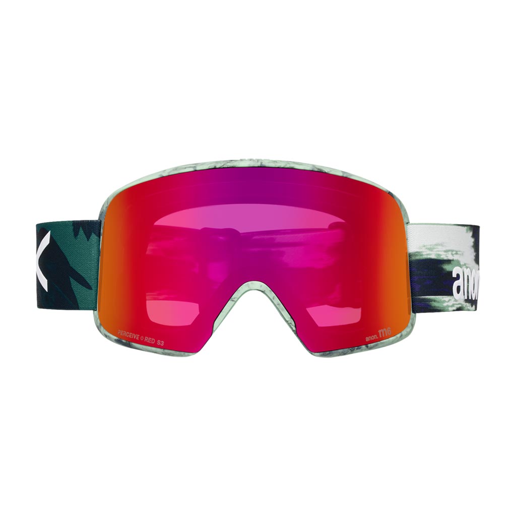 Anon 2026 M6 Goggle - Family Tree/Sunny Red