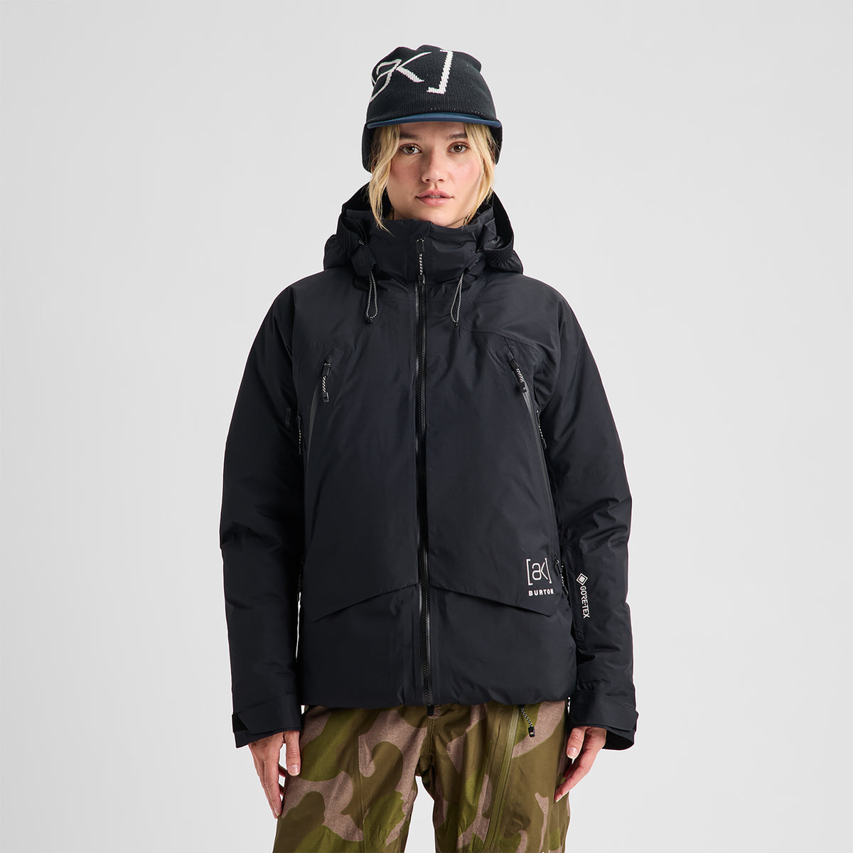 Burton 2027 Womens AK Swash Down Gore-Tex Jacket - True Black