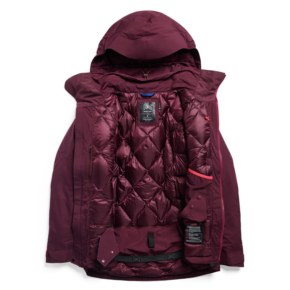 Burton 2027 Womens AK Swash Down Gore-Tex Jacket - Rum Raisin