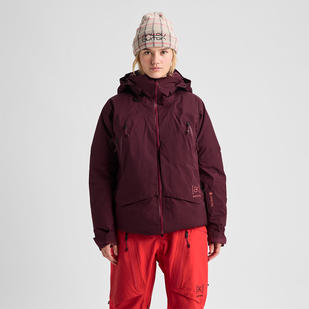 Burton 2027 Womens AK Swash Down Gore-Tex Jacket - Rum Raisin
