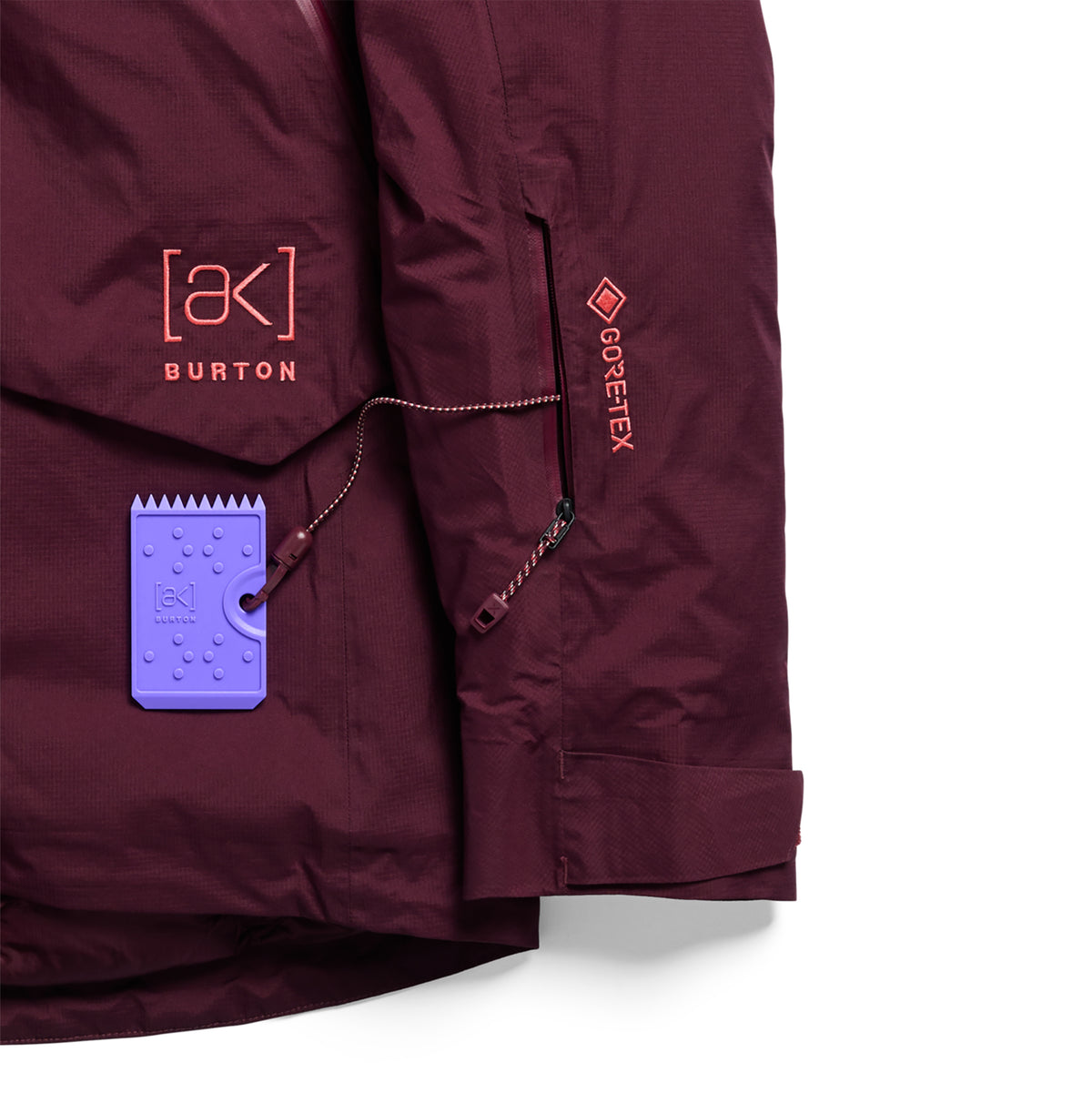 Burton 2027 Womens AK Swash Down Gore-Tex Jacket - Rum Raisin
