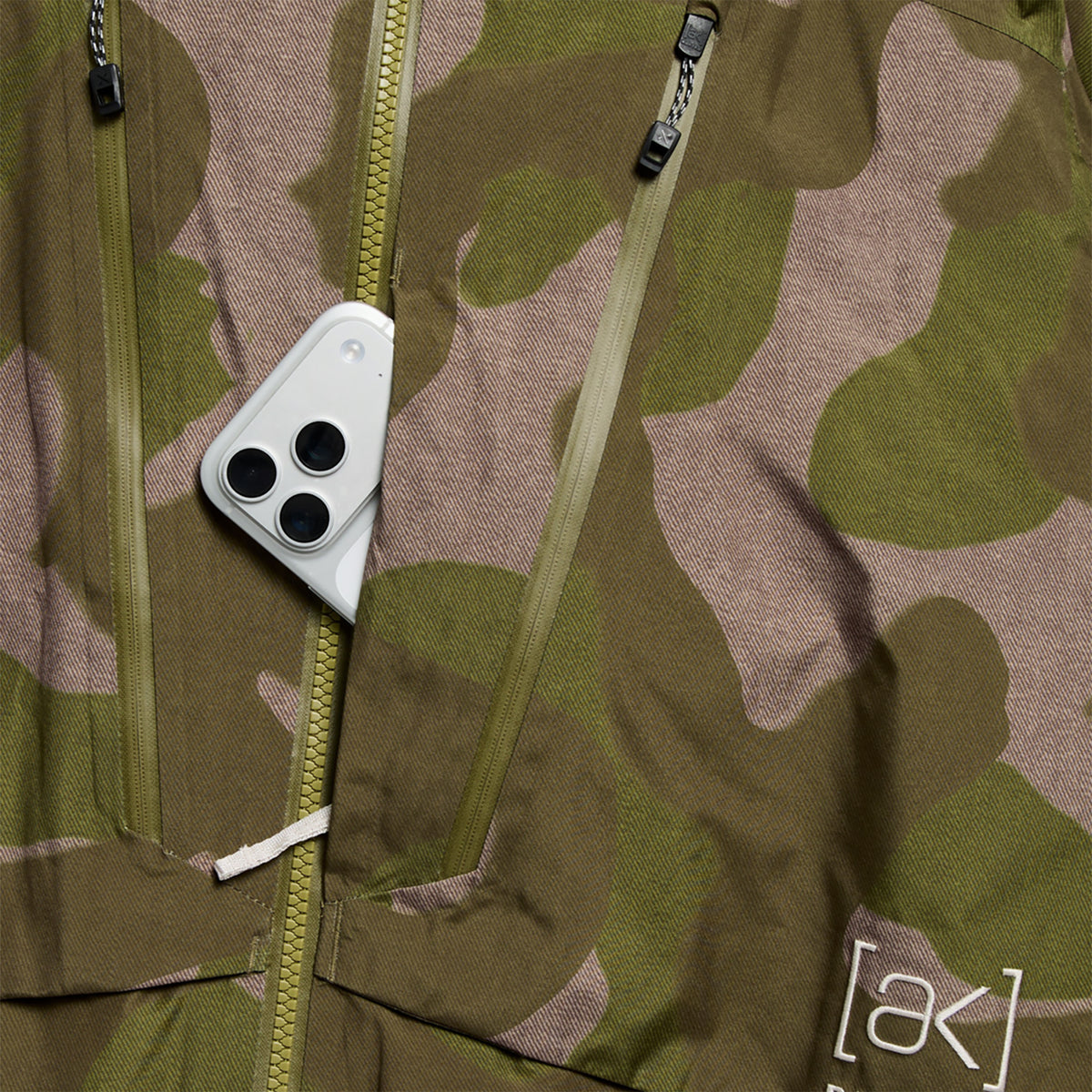 Burton 2027 AK Swash Insulated Gore-Tex Jacket - Keel Camo