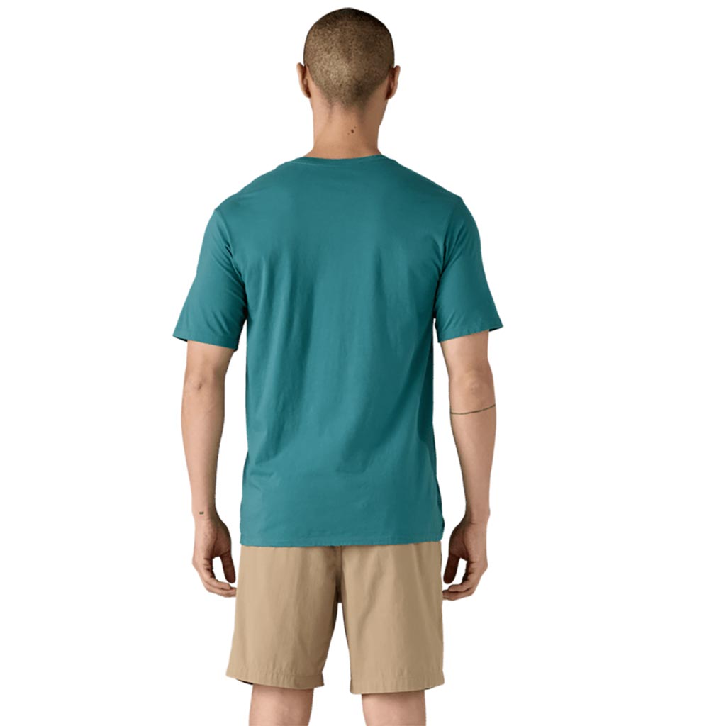 Patagonia Applied Imagination Organic T-Shirt - Wetland Blue