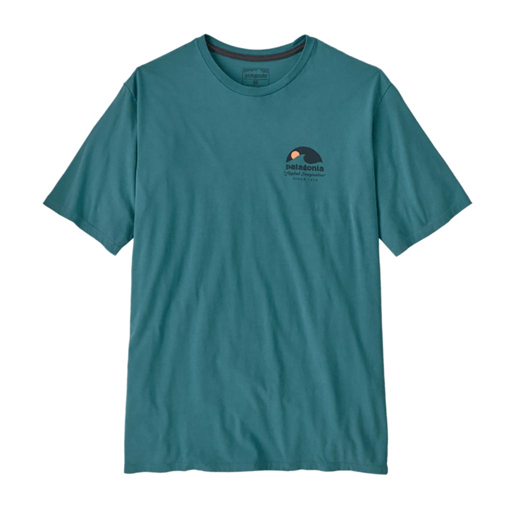 Patagonia Applied Imagination Organic T-Shirt - Wetland Blue