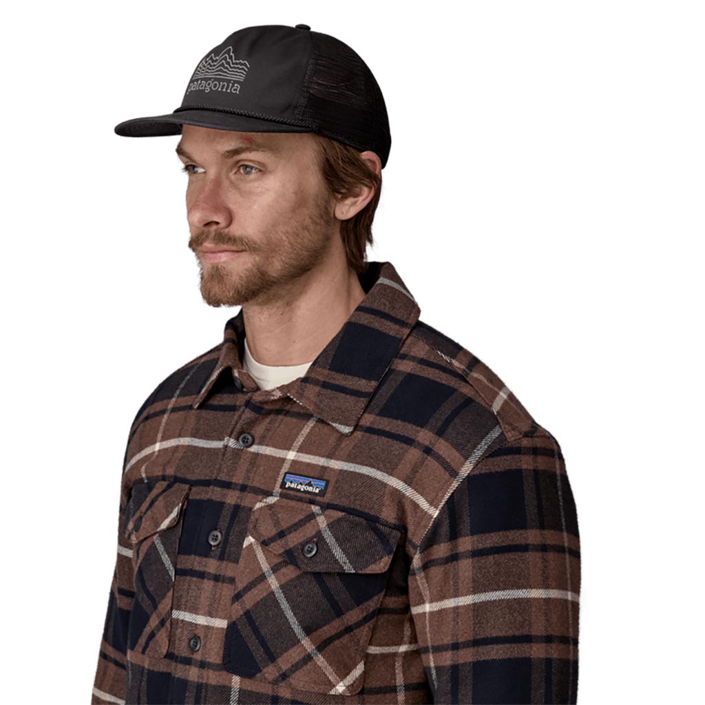 Patagonia Airfarer Cap - Black/Strata Stencil