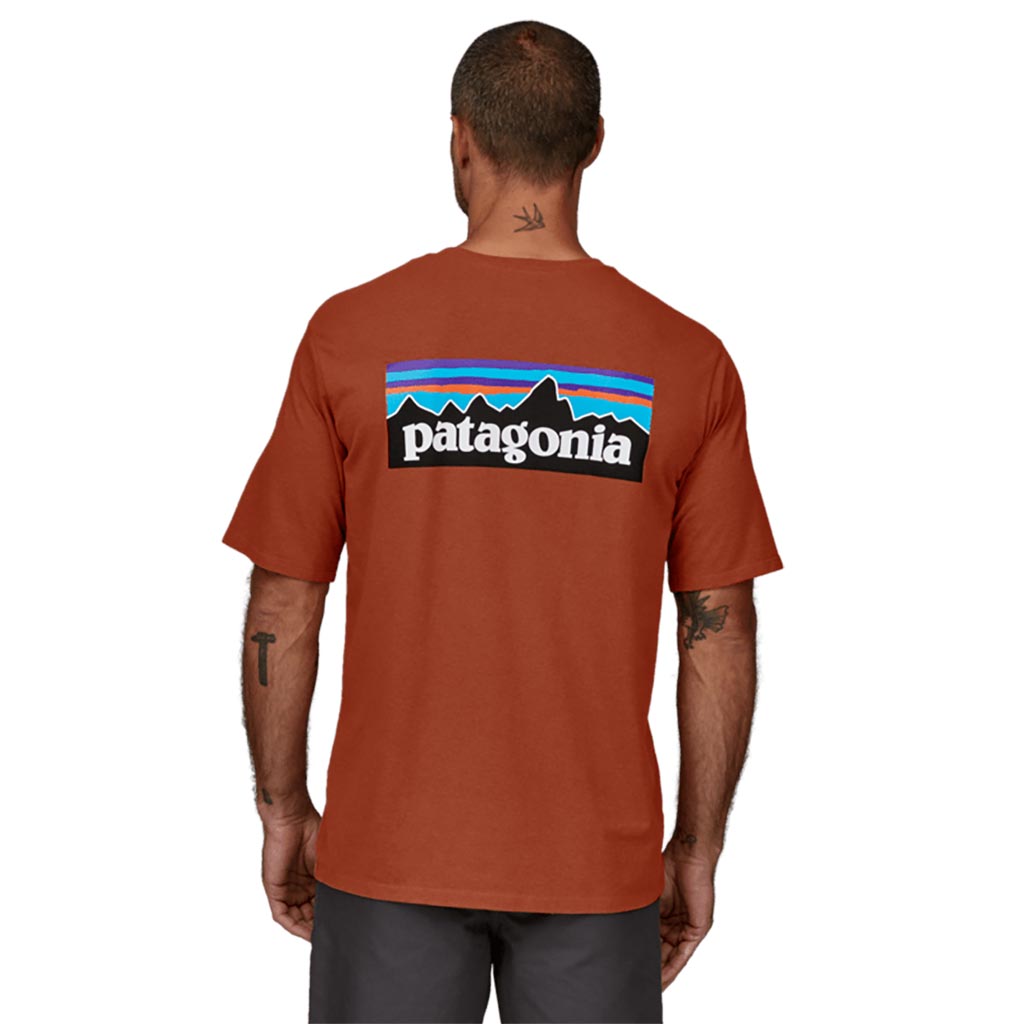 Patagonia P-6 Logo Responsibili-Tee - Quartz Coral