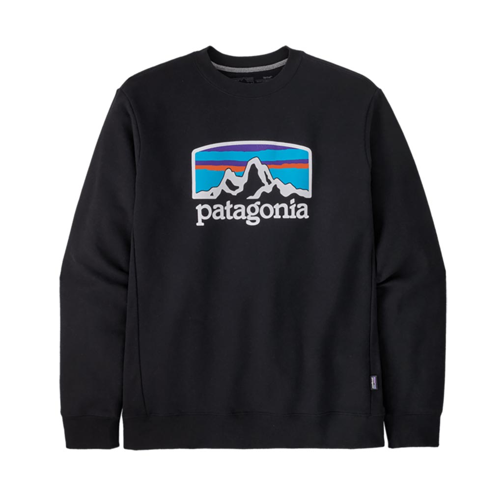 Patagonia Fitz Roy Horizons Uprisal Crew - Black