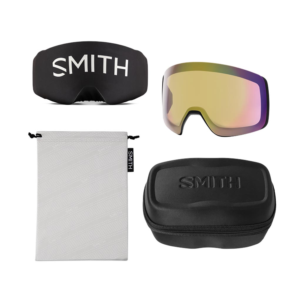 Smith 4D Mag XL Goggle - Black/Chromapop Sun Red