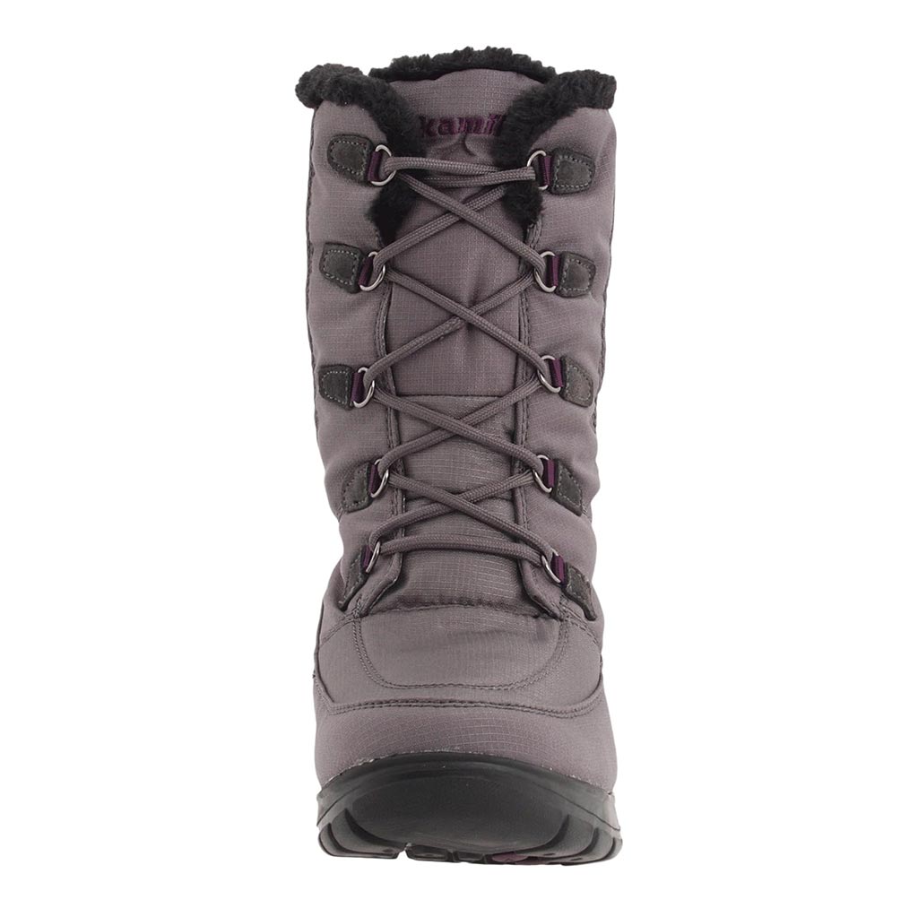 Kamik Brooklyn Womens Apres Boot Charcoal Size 6