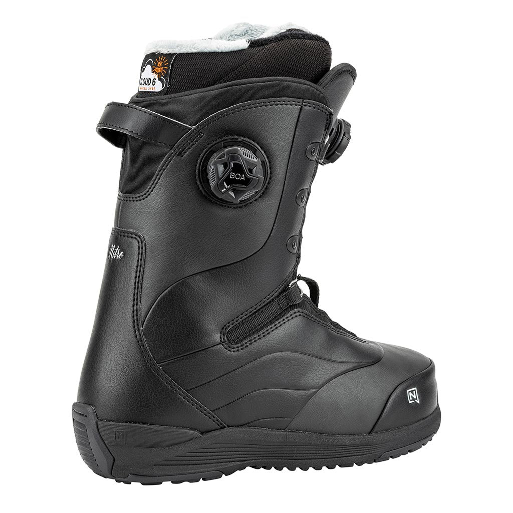 Nitro 2025 Womens Crown Boa Boots - Black
