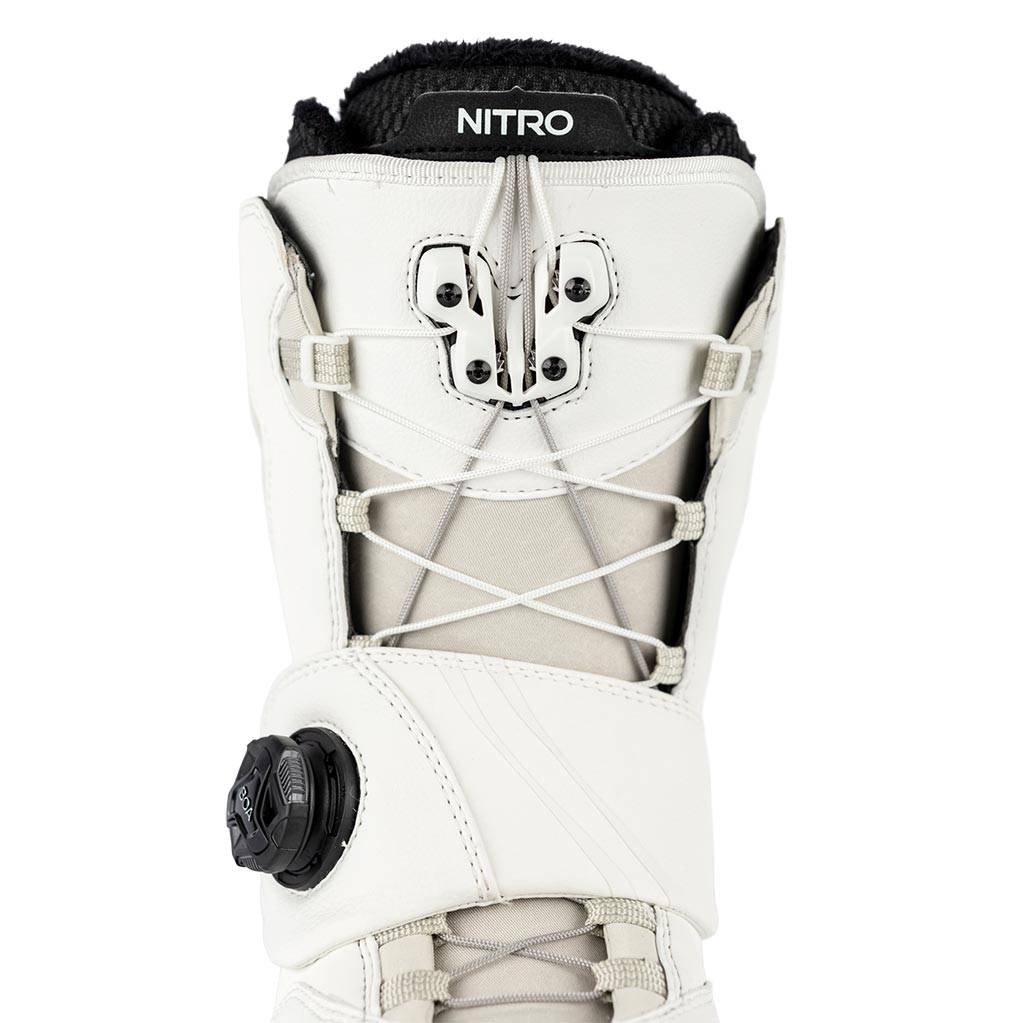 Nitro 2026 Womens Cave TLS Step On Boots - White
