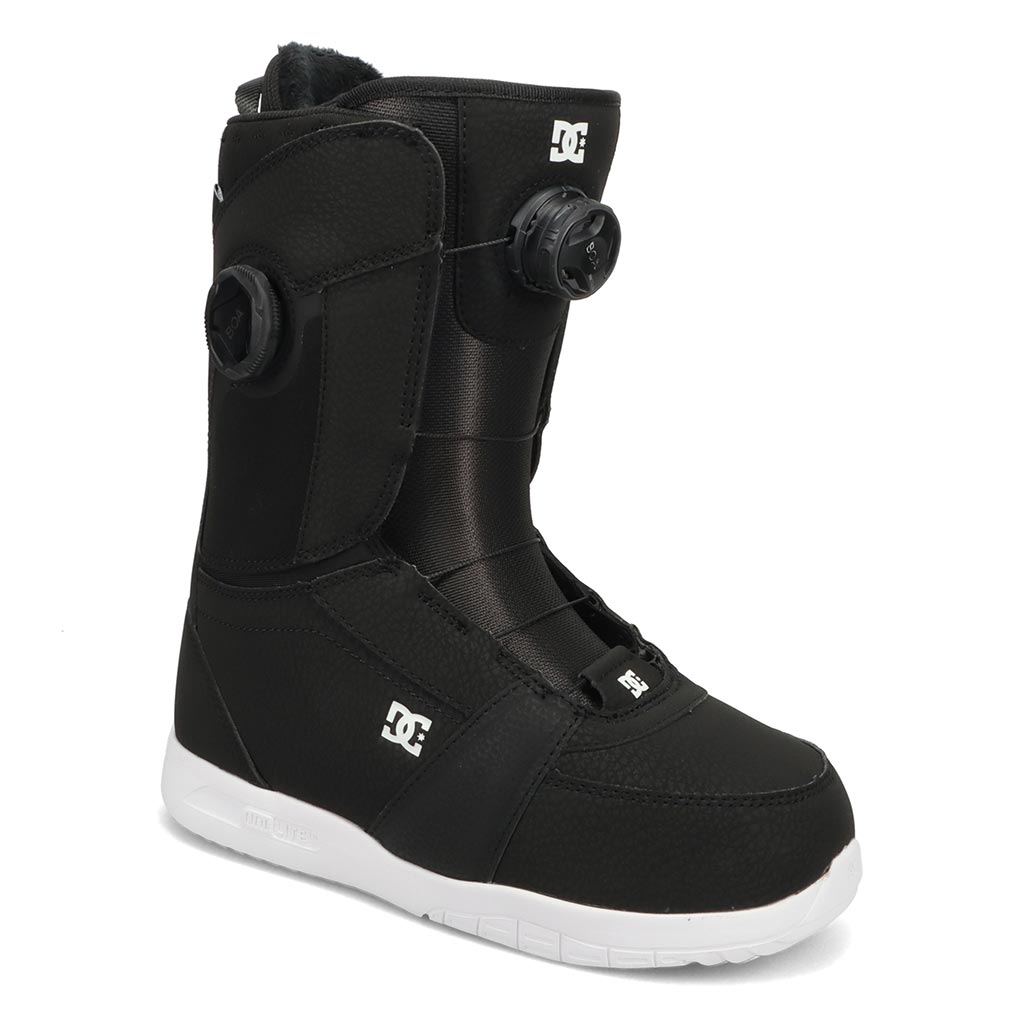 DC 2026 Womens Lotus Boa Boots - Black/White