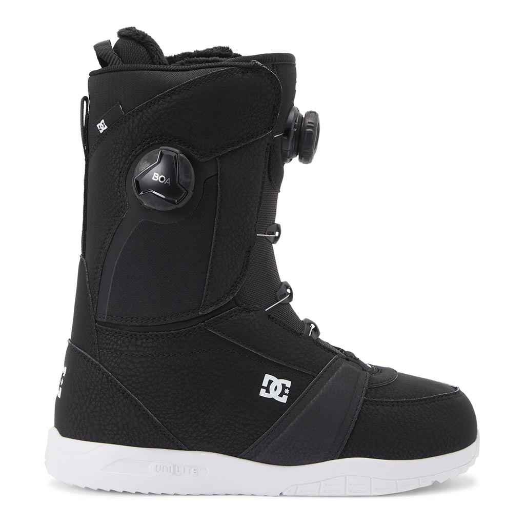 DC 2026 Womens Lotus Boa Boots - Black/White