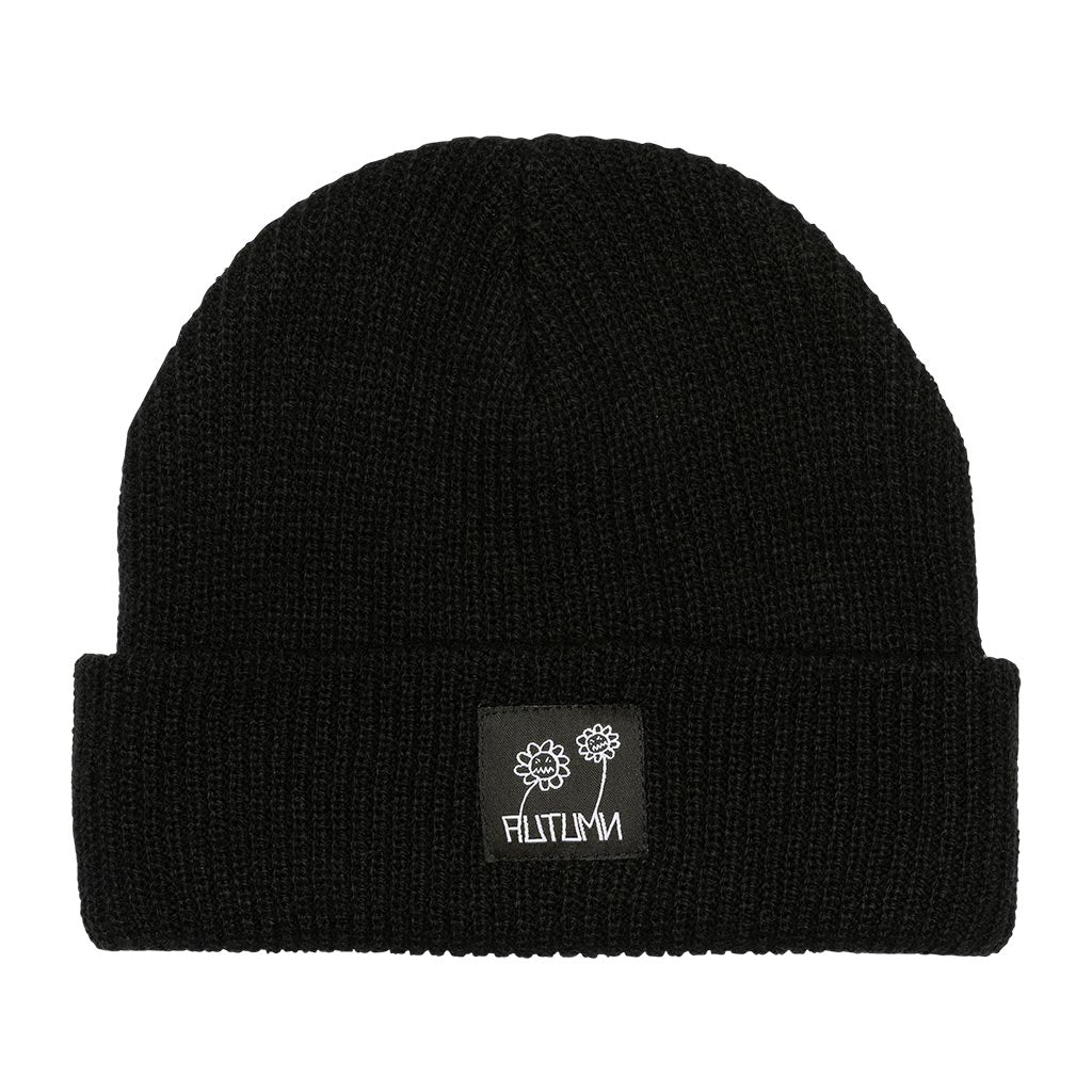 Autumn Label Beanie - Black