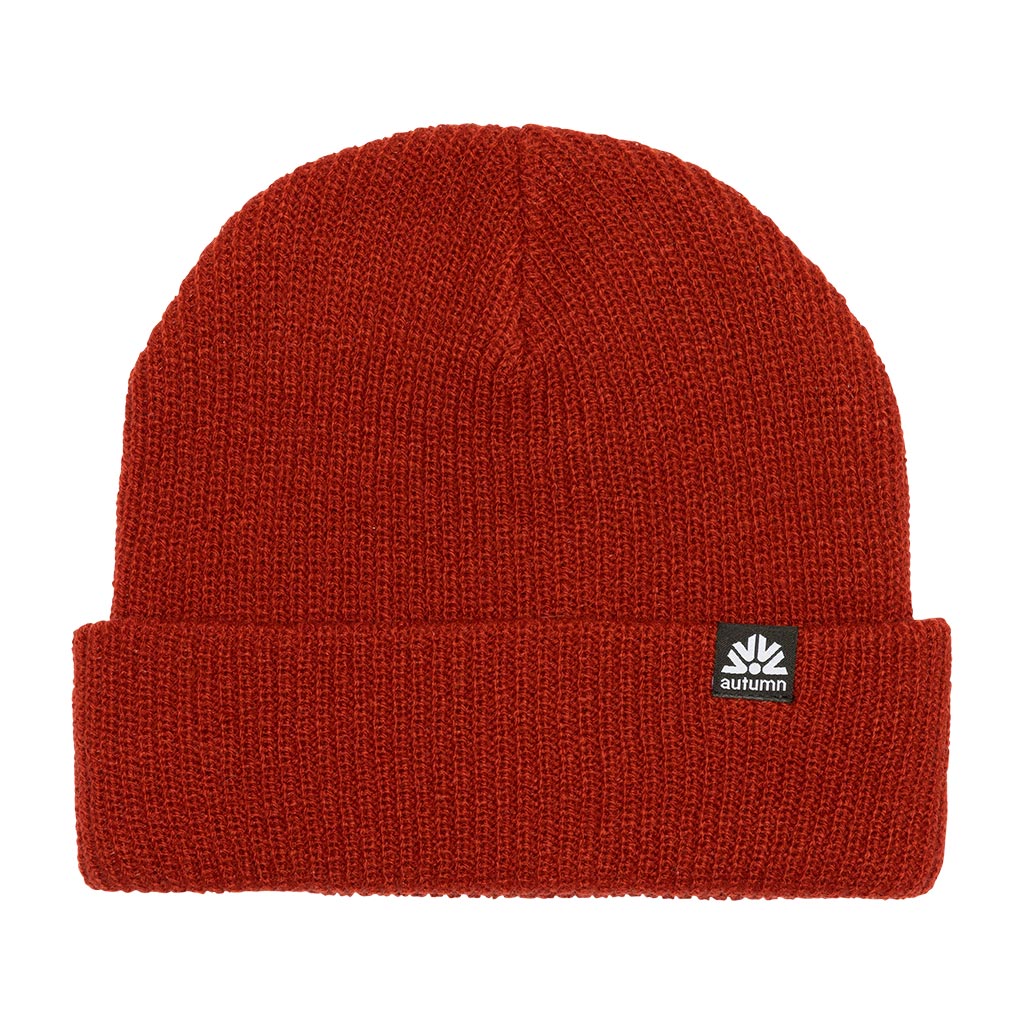 Autumn Simple Beanie - Burnt Henna