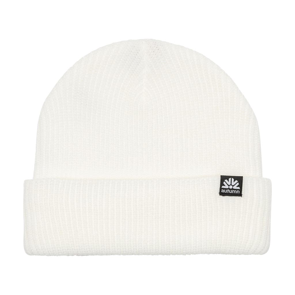 Autumn Simple Beanie - White