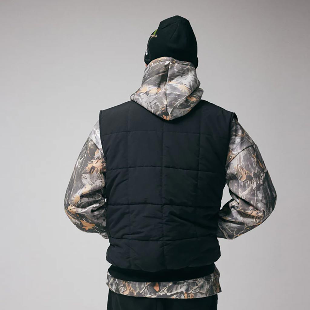 Blak Twofold Vest - Black