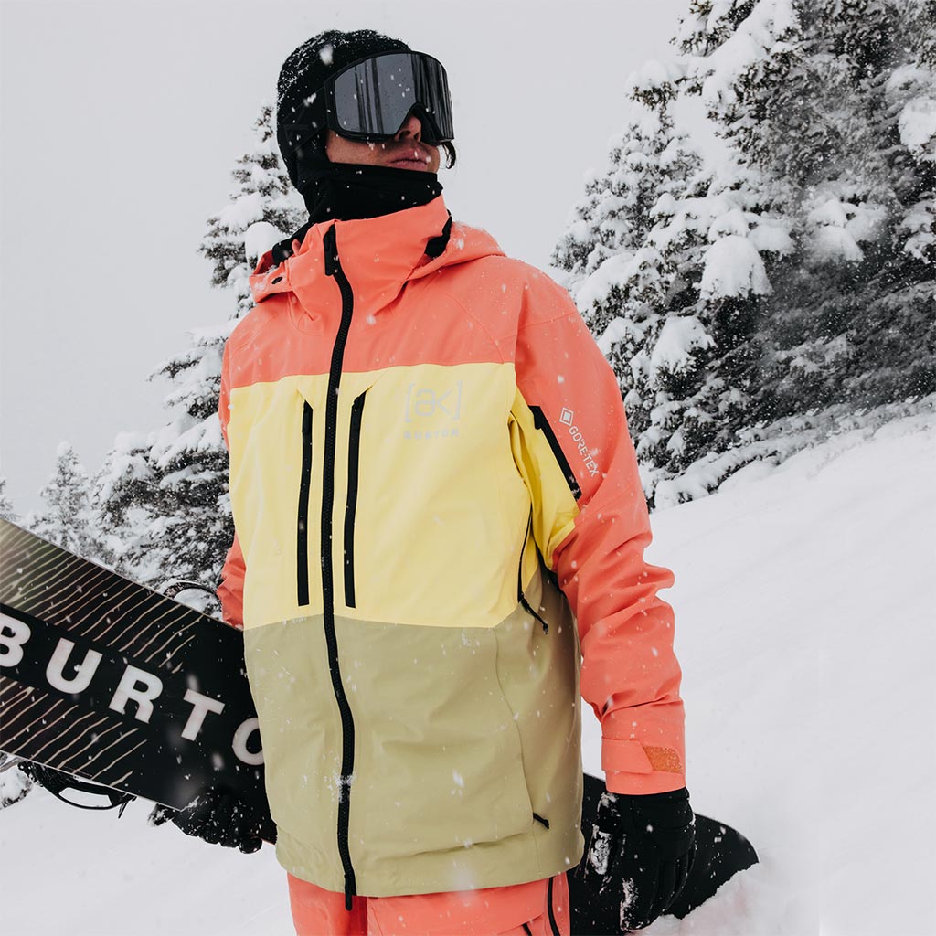 Burton 2024 AK Gore Swash Jacket - Reef Pink/Buttermilk/Mushroom