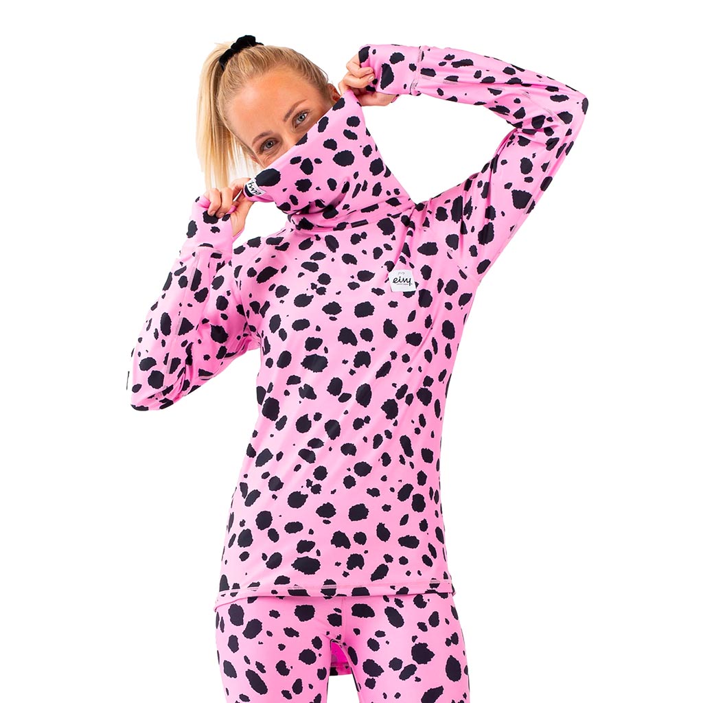 Eivy Icecold Gaiter Top - Pink Cheetah