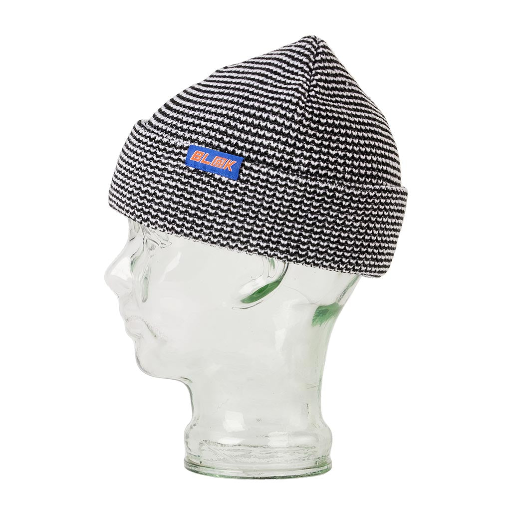 Blak Shrimp Beanie - Black/White