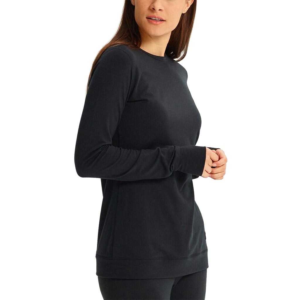 Burton Womens Midweight Thermal Crew - True Black