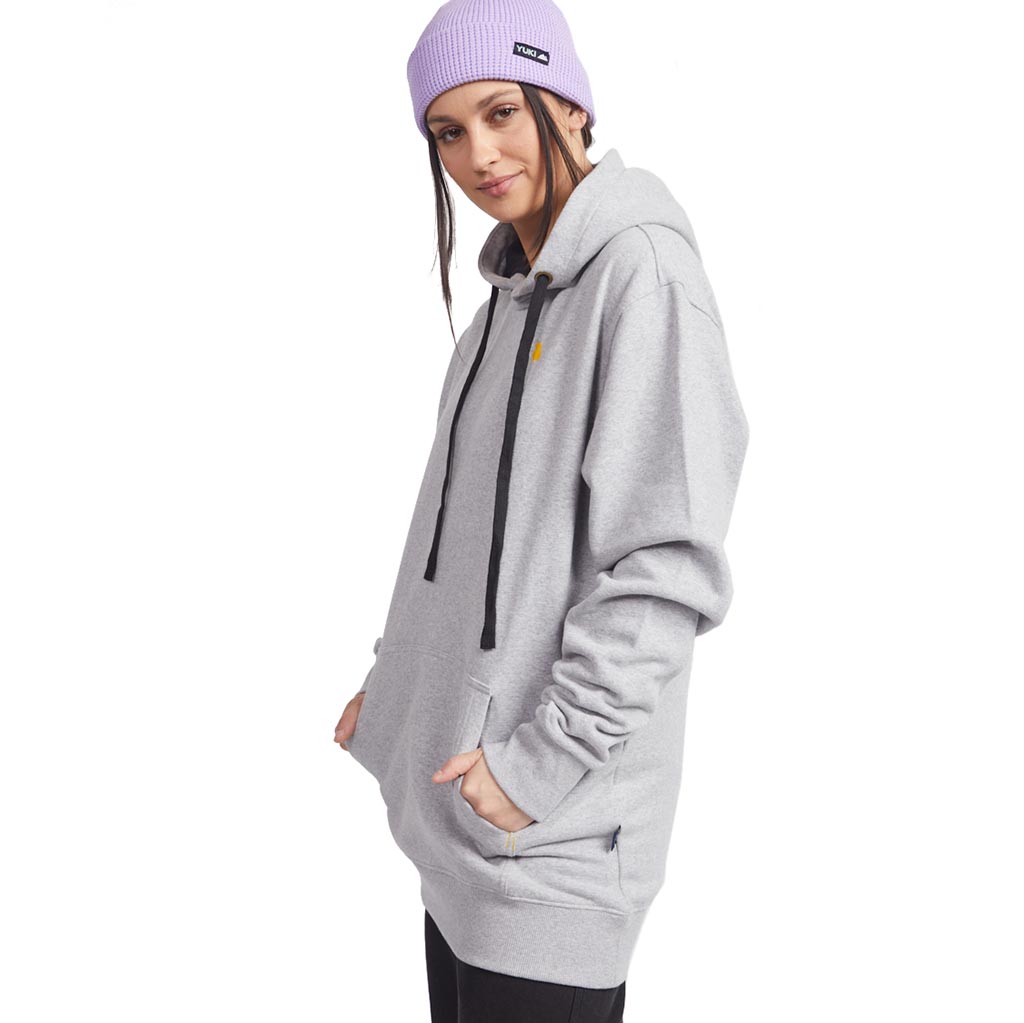 Yuki Threads 2023 Relaxed Old Mate Hoodie - Heather Grey