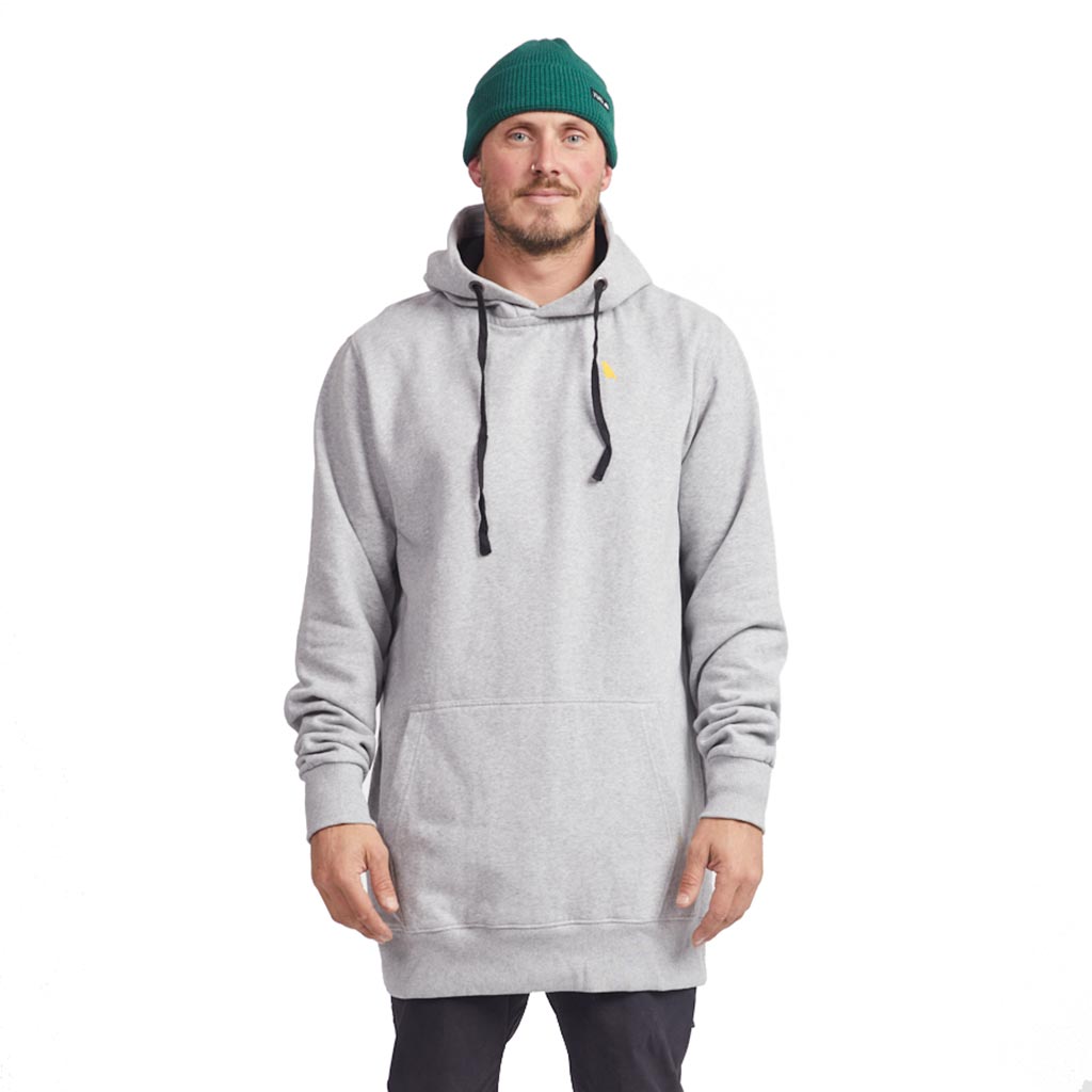 Yuki Threads 2023 Relaxed Old Mate Hoodie - Heather Grey