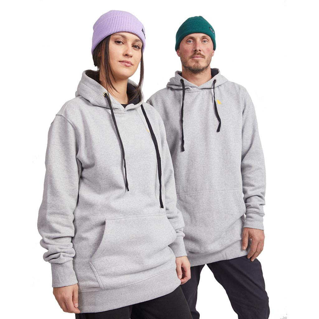 Yuki Threads 2023 Relaxed Old Mate Hoodie - Heather Grey