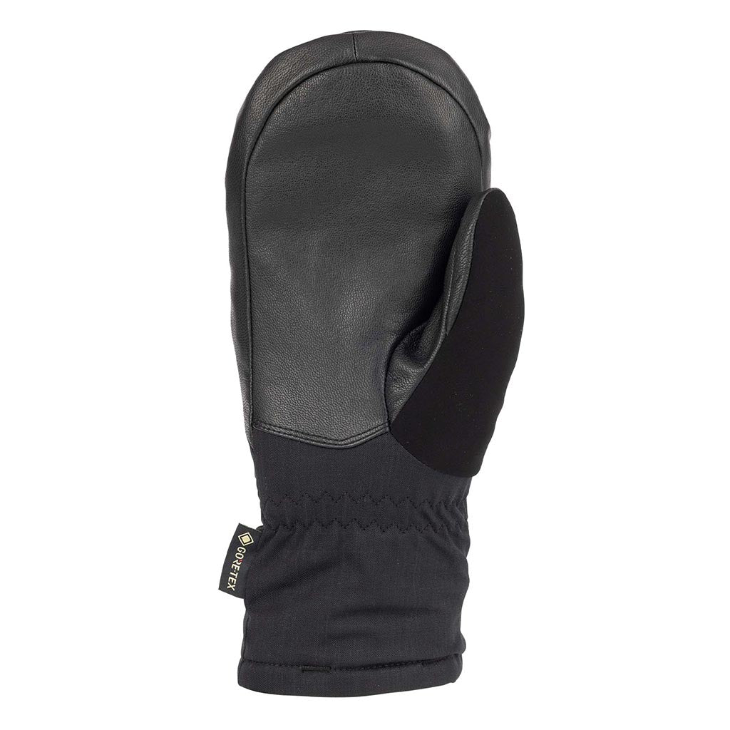 Pow 2025 Cascadia Gore-Tex Short Mitten + Leather - Black