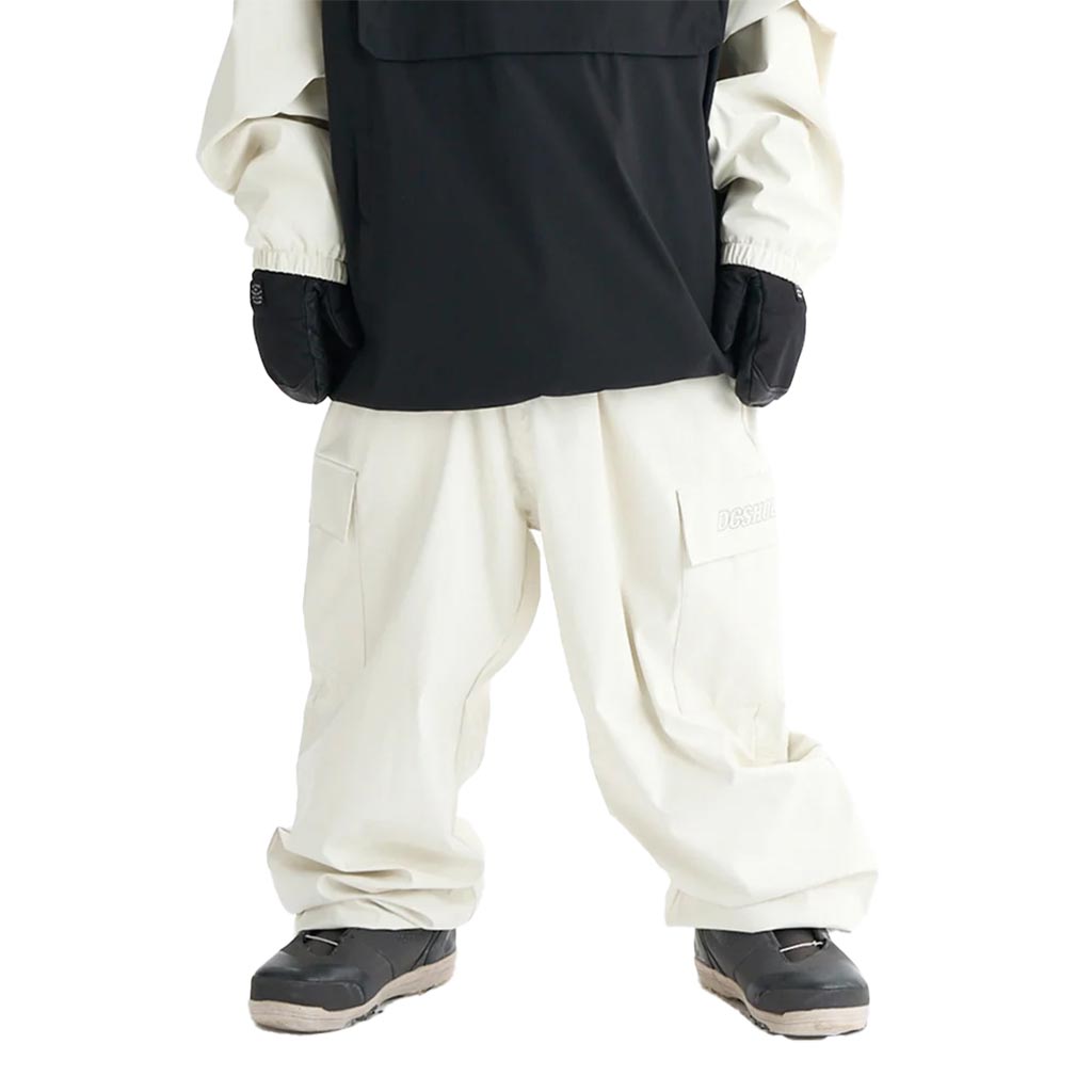 DC Snow Wide Cargo Pant - White