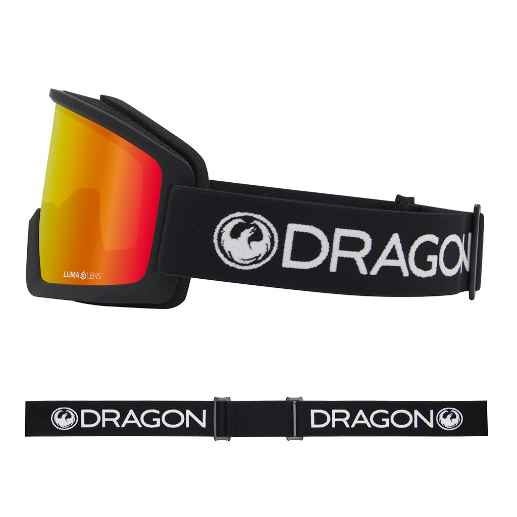 Dragon 2025 DX3L OTG Goggle - Black/Red Ion
