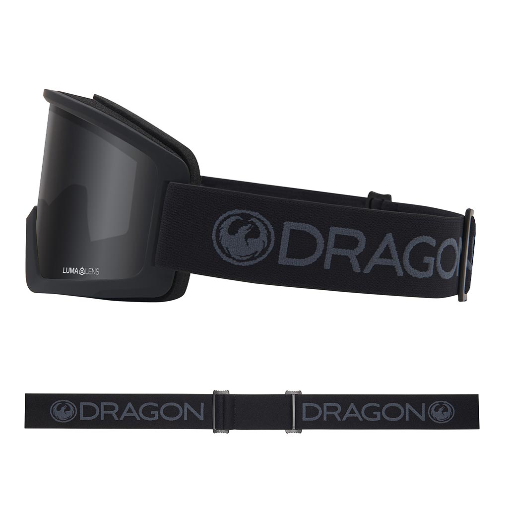 Dragon DX3L OTG Goggle - Blackout/Dark Smoke