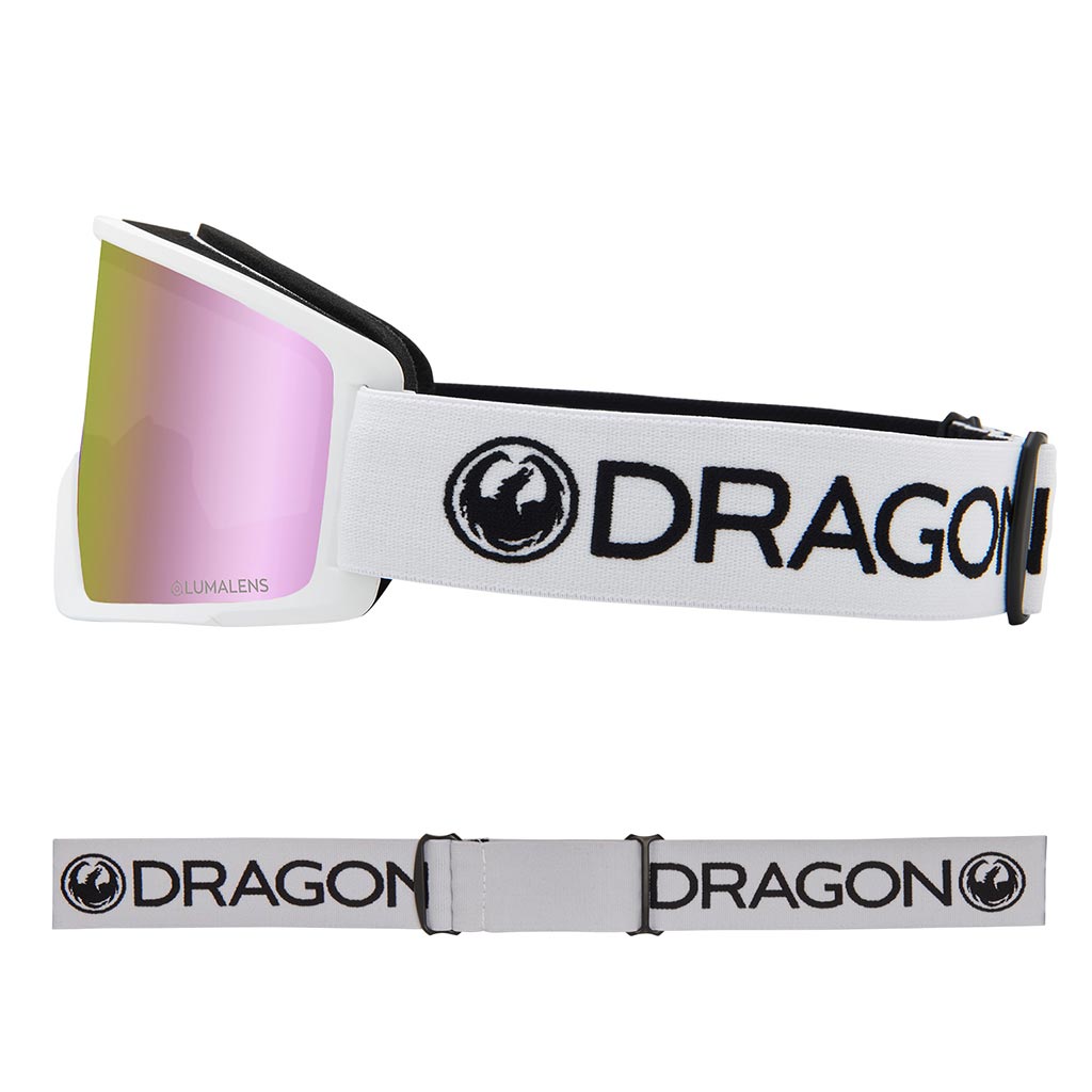 Dragon 2025 DX3 OTG Goggle - White/Pink Ion