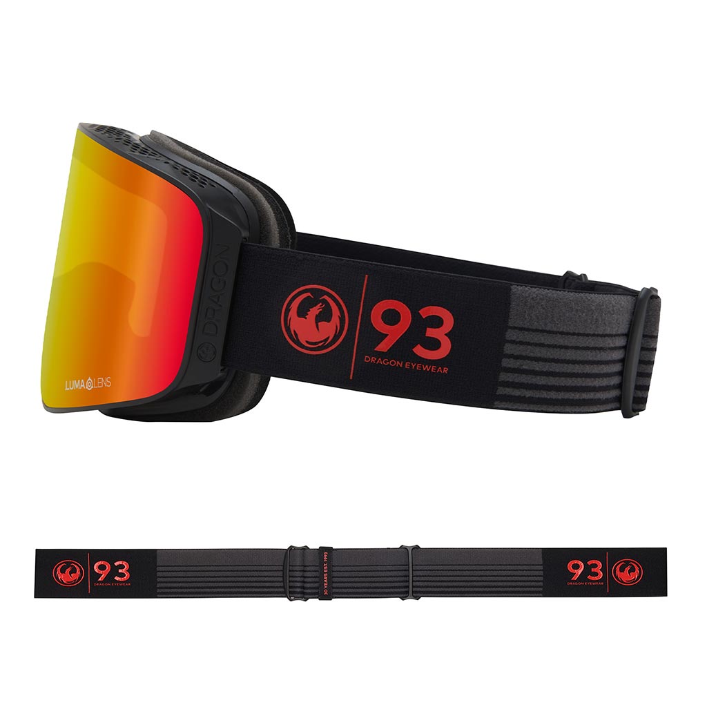 Dragon 2024 NFX Mag OTG Goggle + Extra Lens - 30 Years/Red Ion