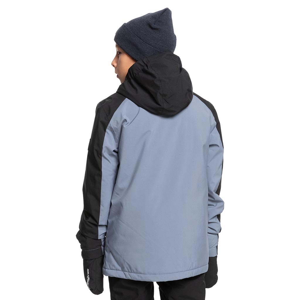 Quiksilver 2025 Youth Mission Block Jacket - Flint Stone