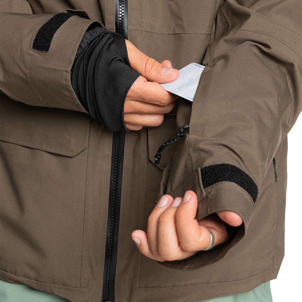 Quiksilver 2026 Quest Stretch 20K Jacket - Canteen