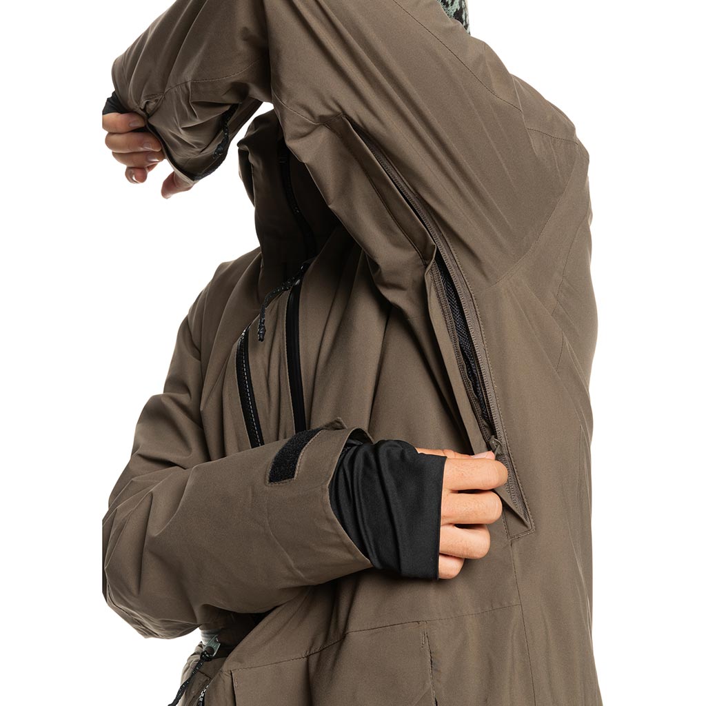 Quiksilver 2026 Quest Stretch 20K Jacket - Canteen