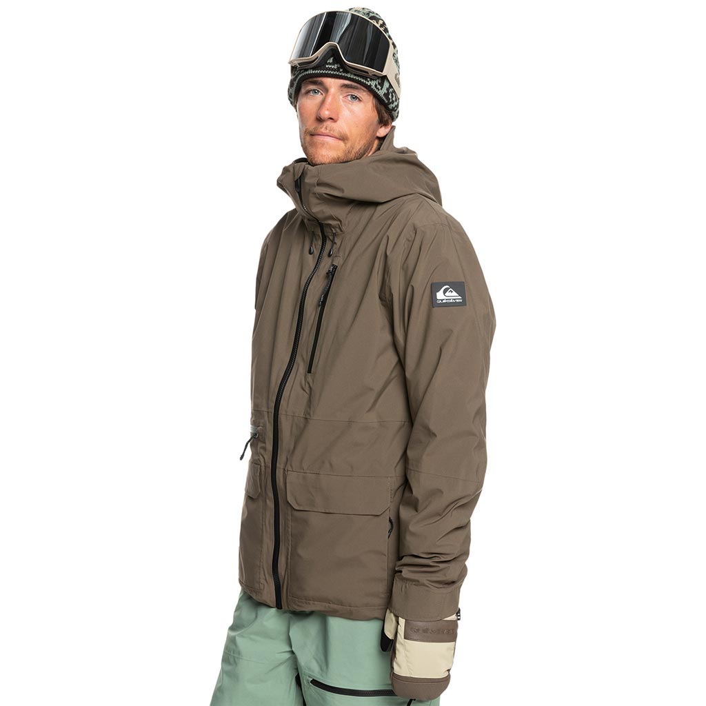 Quiksilver 2026 Quest Stretch 20K Jacket - Canteen