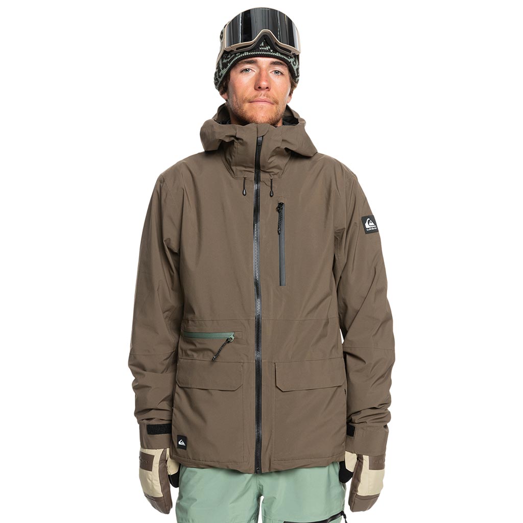 Quiksilver 2026 Quest Stretch 20K Jacket - Canteen