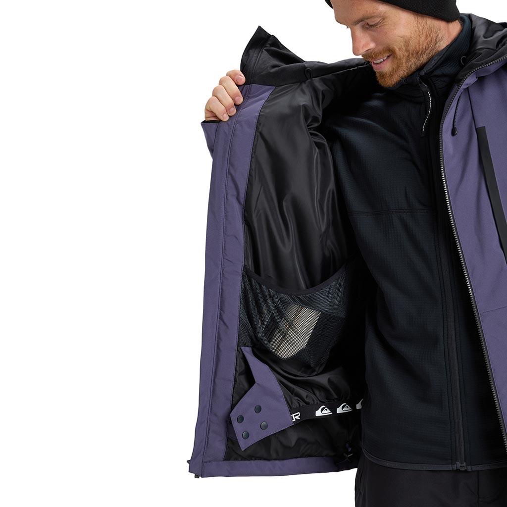 Quiksilver 2026 Mission Block Jacket - Greystone