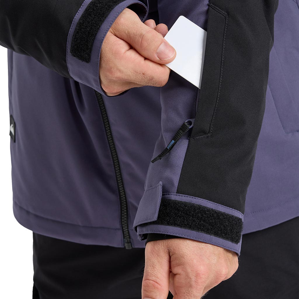 Quiksilver 2026 Mission Block Jacket - Greystone