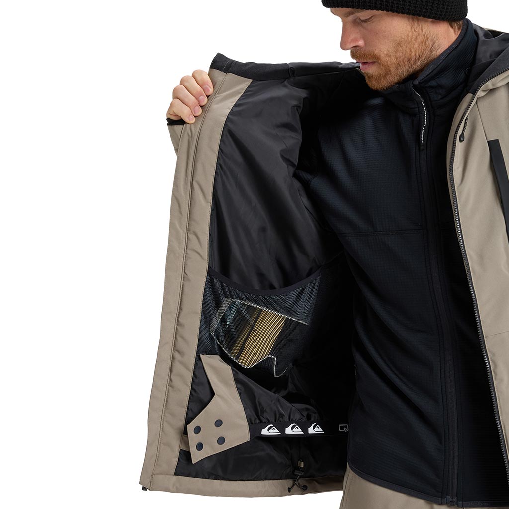 Quiksilver 2026 Mission Block Jacket - Fallen Rock