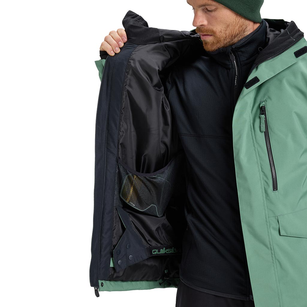 Quiksilver 2026 Mission Jacket - Dark Ivy