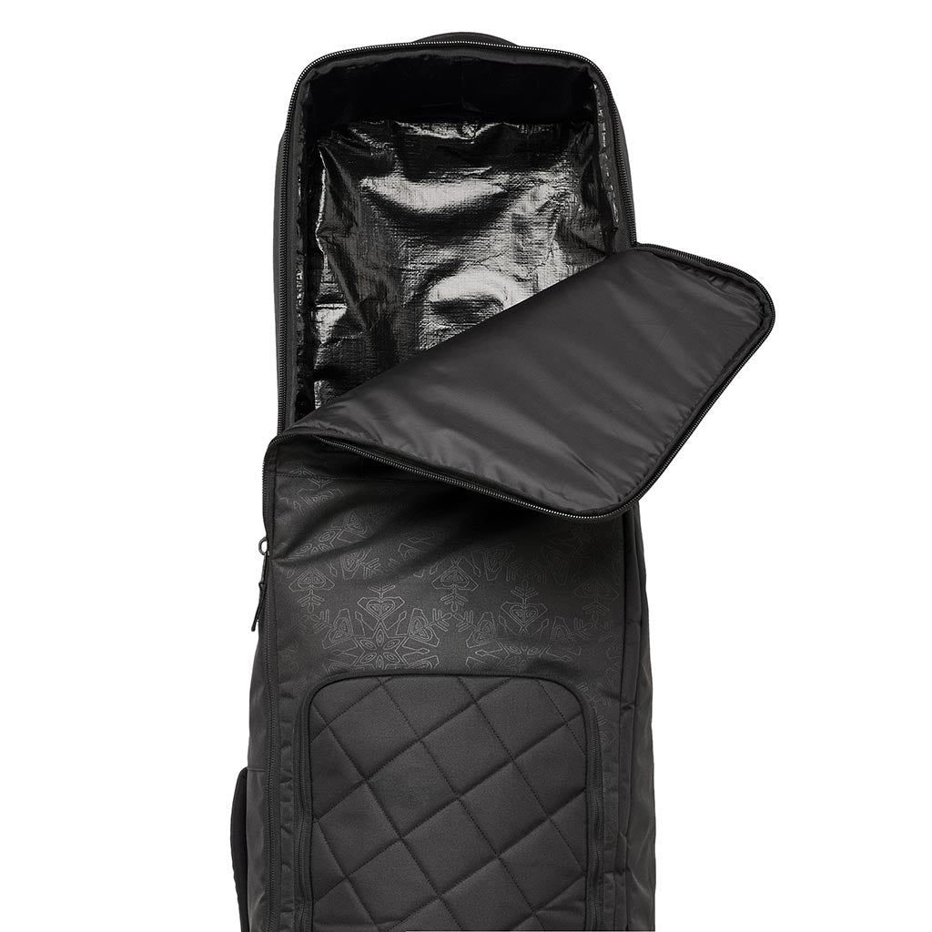 Roxy 2026 Vermont Wheelie Board Bag - True Black Snowflake Emboss