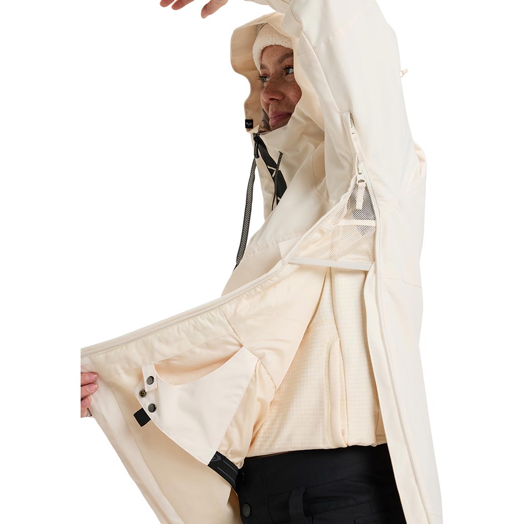Roxy 2025 Shelter Jacket - Buttercream