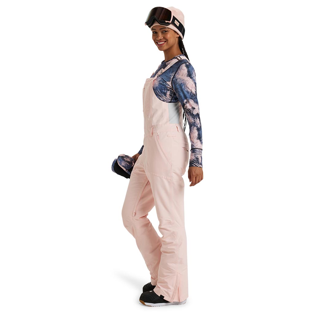 Roxy 2025 Rideout Bib Pant - Pink Salt