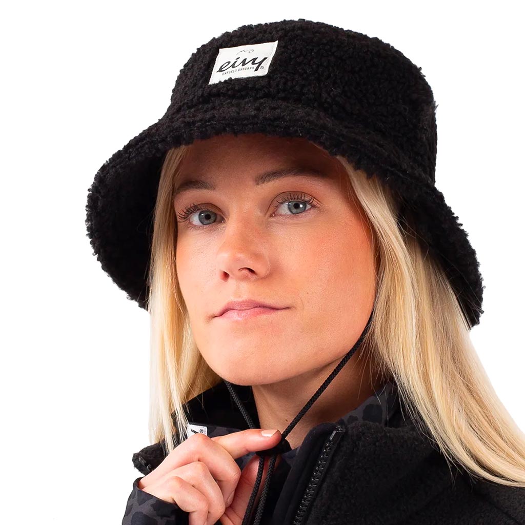 Eivy Full Moon Sherpa Hat - Black